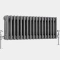 Raw Metal Lacquered Cast-Iron Style Radiator I17460
