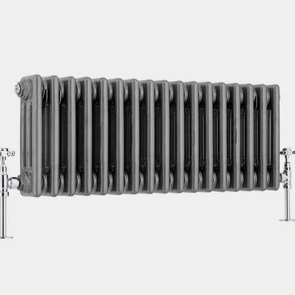 Raw Metal Lacquered Cast-Iron Style Radiator I17460