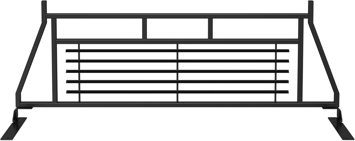 Black Steel Truck Headache Rack Cab Protector R847