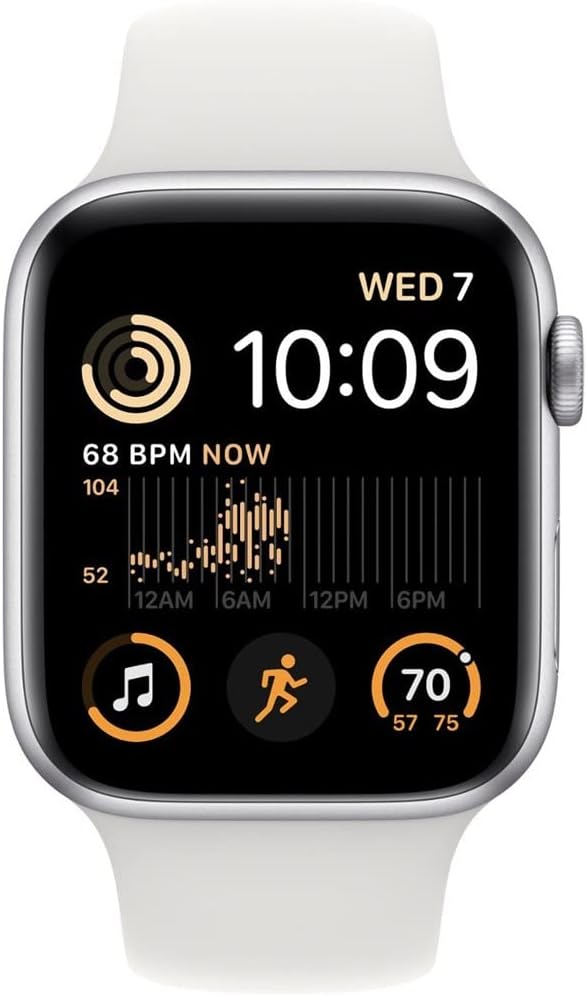 Silver Aluminum Case 44mm GPS + Cellular Apple Watch SE F482