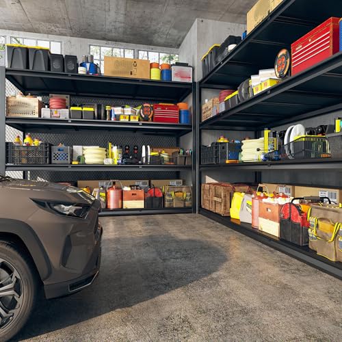 60" W x 24" D x 72" H 5 Tier Heavy Duty Metal Garage Shelving O7826
