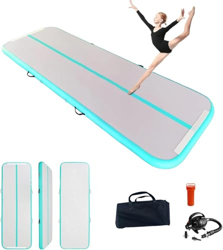 6.6ft/10ft/13ft/16ft/20ft Inflatable Gymnastics Mat with Air Pump P7160