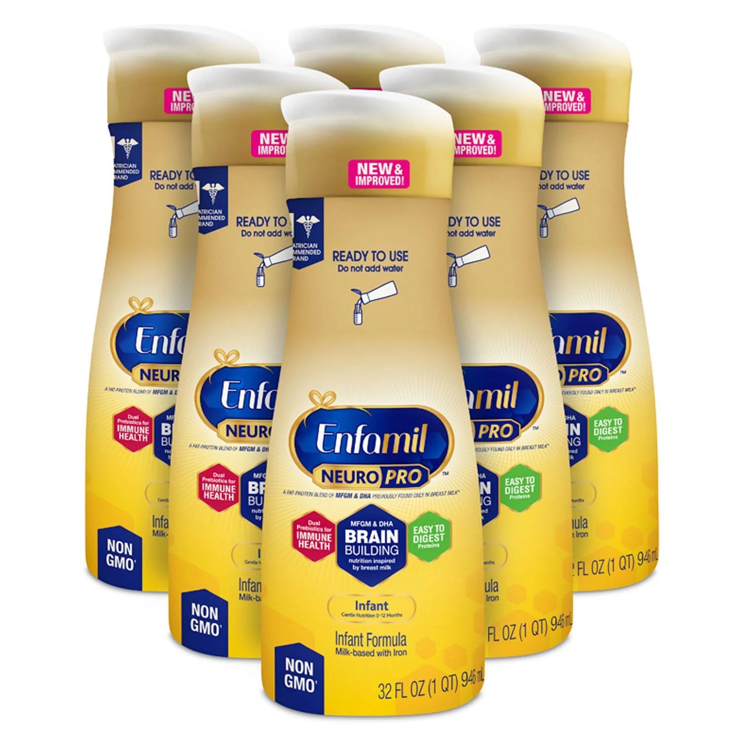 Infant Formula, Ready to Use 32 fl oz Bottle (Case of 6) W41512