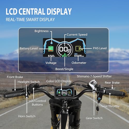 60V 20" Fat Tire Electric Motorcycle Z68820