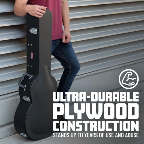 Hard-Shell Wood Case for Standard Electric Guitars U501