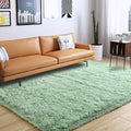Green 3x5 Feet Plush Non-Slip Rug F525093