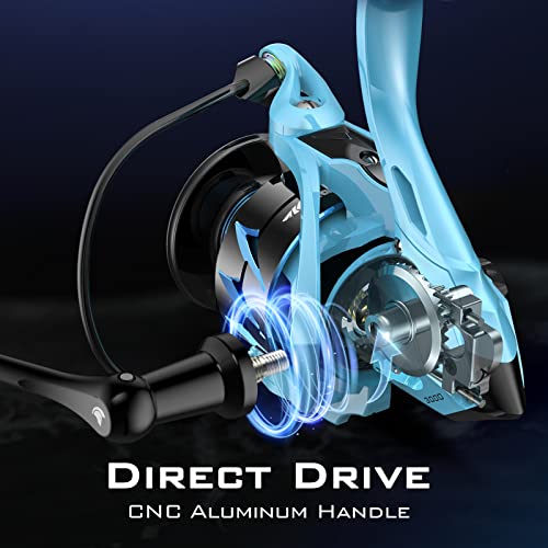 Sealed Carbon Fiber Spinning Reel 22LBs Max Drag 7+1 Stainless BB J2587