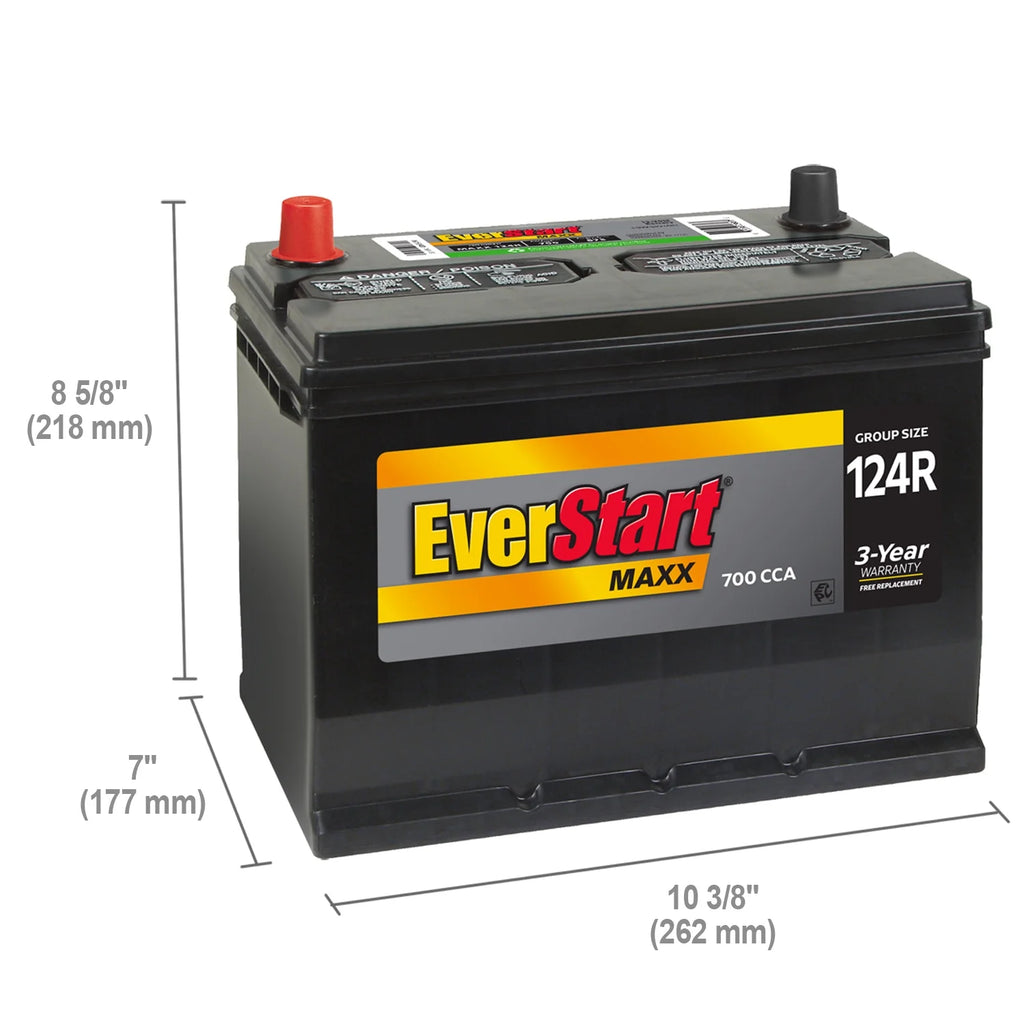 Group Size 124R 12 Volt 700 CCA Lead Acid Automotive Battery P25671