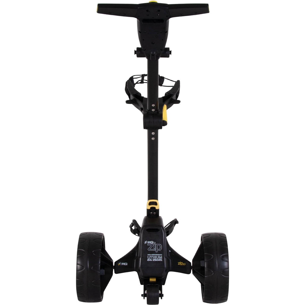 Black Electric Golf Push Cart with Swivel Wheel B13654