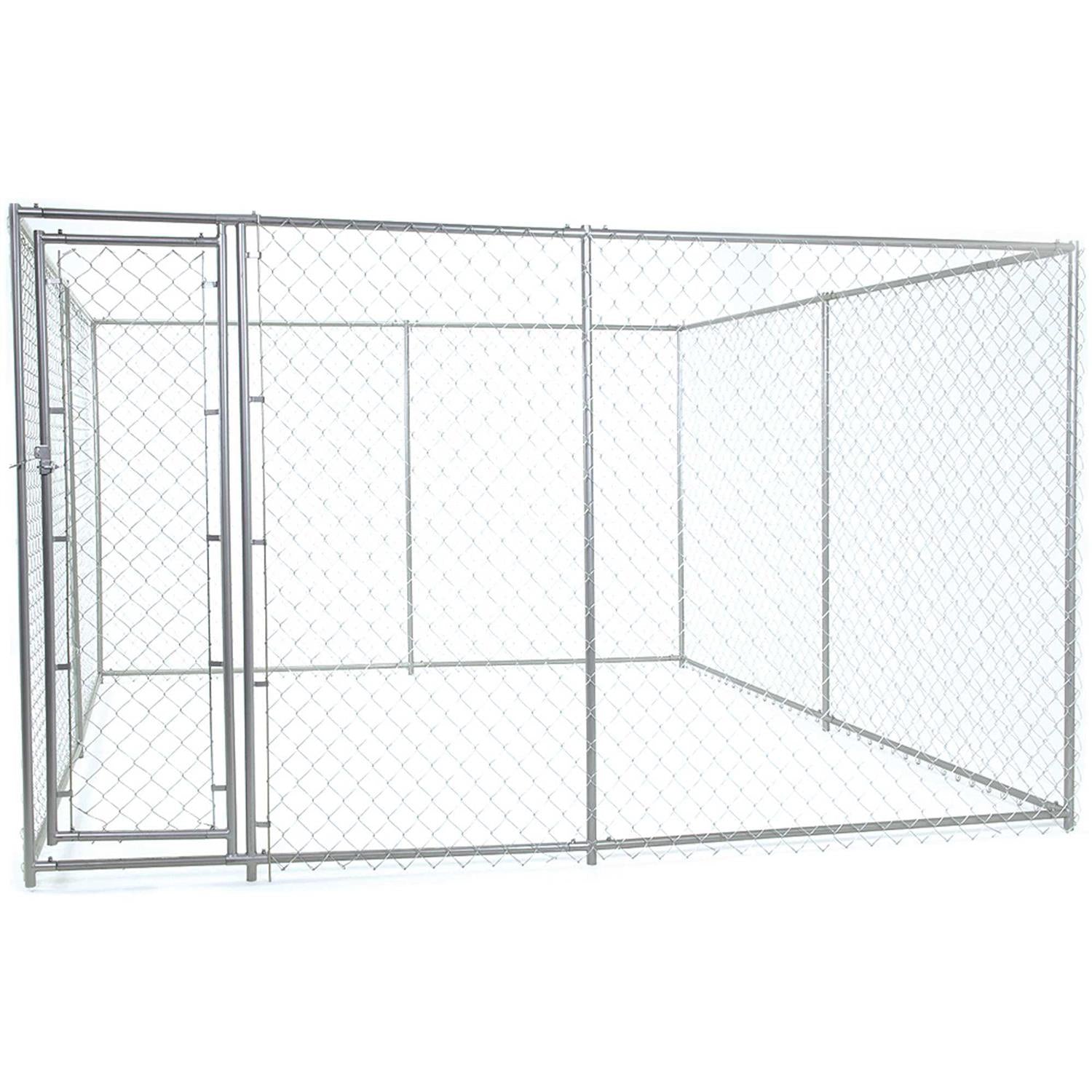 6 x 5 x 15 ft Chain Link Dog Kennel L920325