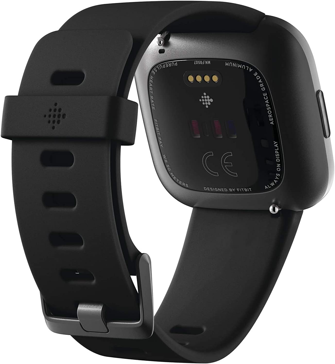 Black/Carbon Smartwatch with Heart Rate U5876