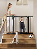 Black Extra Tall Baby Gate for Stairs Doorways C72642