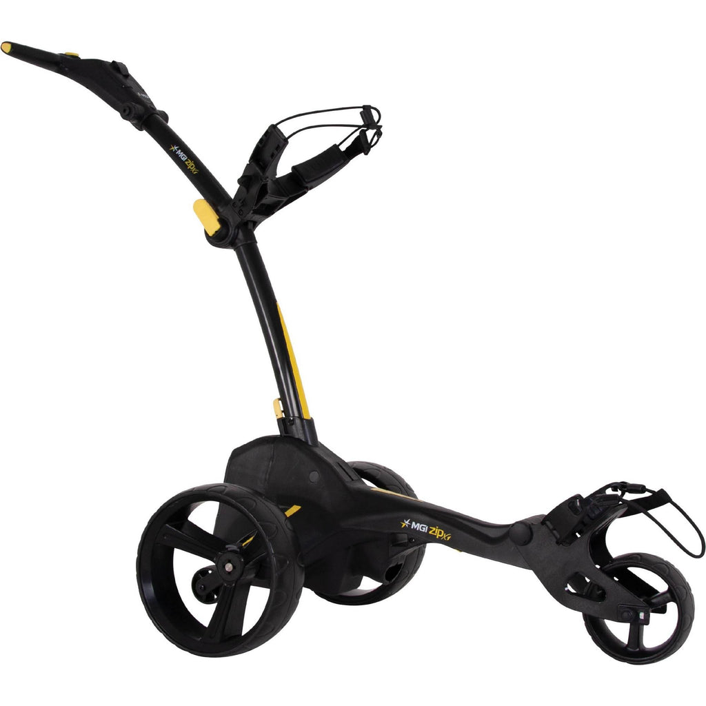 Black Electric Golf Push Cart with Swivel Wheel B13654