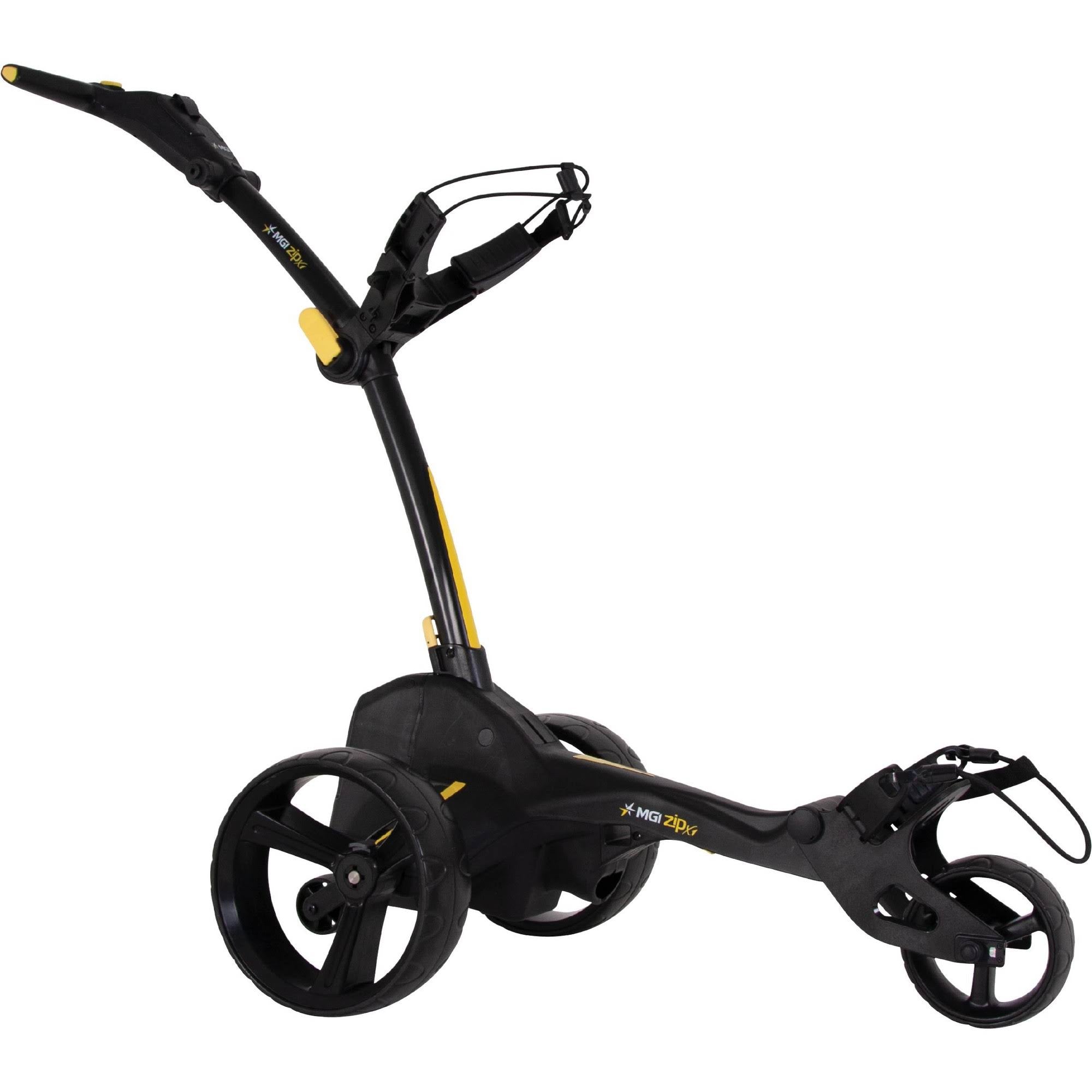 Black Electric Golf Push Cart with Swivel Wheel B13654