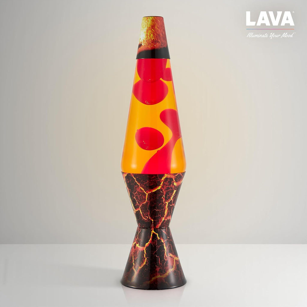 14.5" Red Wax and Orange Liquid Motion Light Z185338