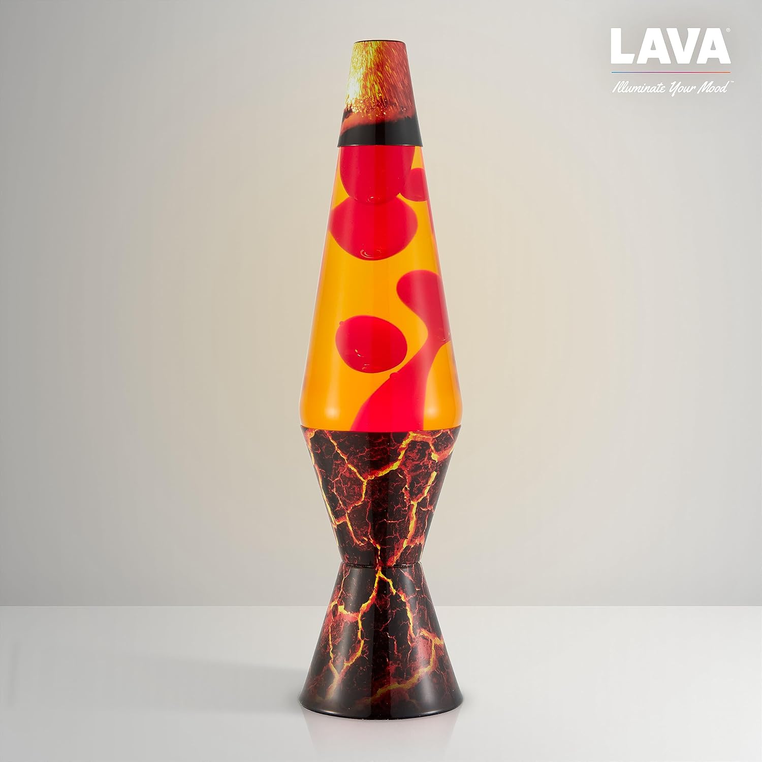 14.5" Red Wax and Orange Liquid Motion Light Z185338