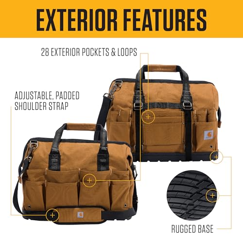 18-Inch Water-Resistant Tool Storage Bag with Molded Base M599