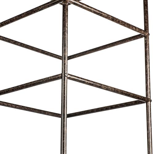 Large Obelisk for Climbing Garden Plants Weather Resistant Iron and Metal Vertical Yard Art E768561