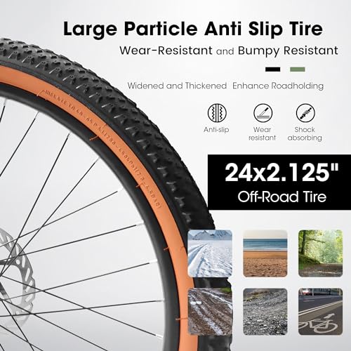 24 26 Inch Steel Aluminum Alloy Frame Mountain Bike E414