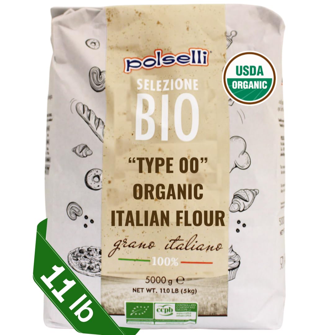 11 lbs (5 kg) Organic Double Zero Flour S54351
