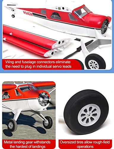 6 Channel Remote Control Airplane Beaver V2 2000mm Wingspan with Flaps LED Water Seaplane PNP E70939