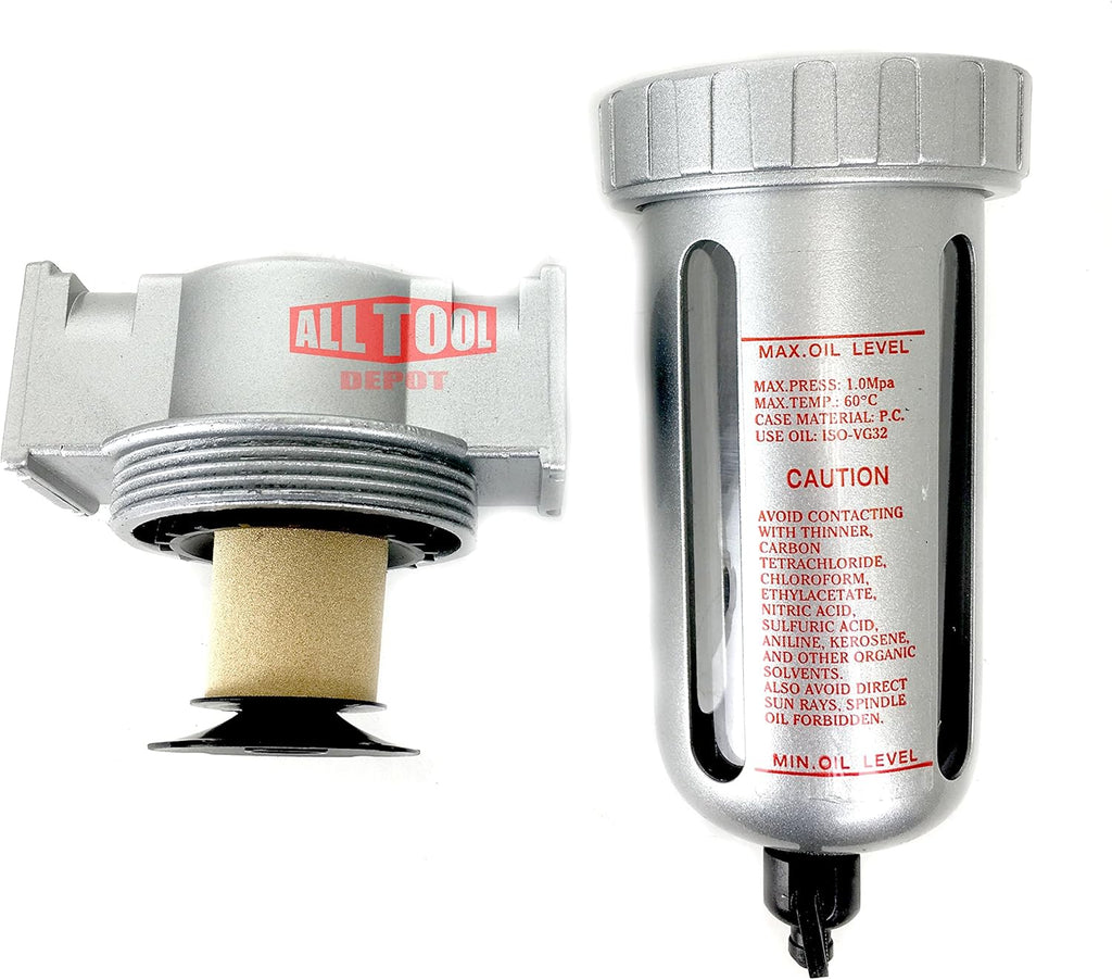 1/2" Mid Flow Particulate Filter Water Trap Separator Compressed Air Compressor V505691
