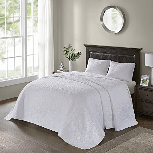 Cream King 3 Piece Reversible Quilt Set X93128