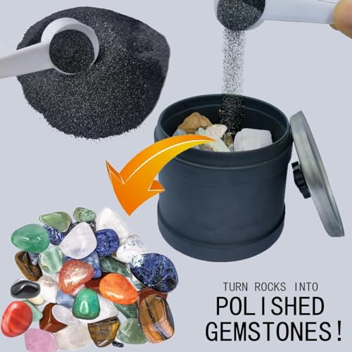 3 LBS Rock Tumbler Grit Set - 4 Step Tumbling Media G240952