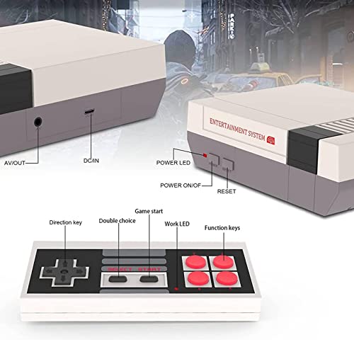 Classic Mini Retro Game Console with 600 Games and Dual Wireless Remote Controllers Q11161
