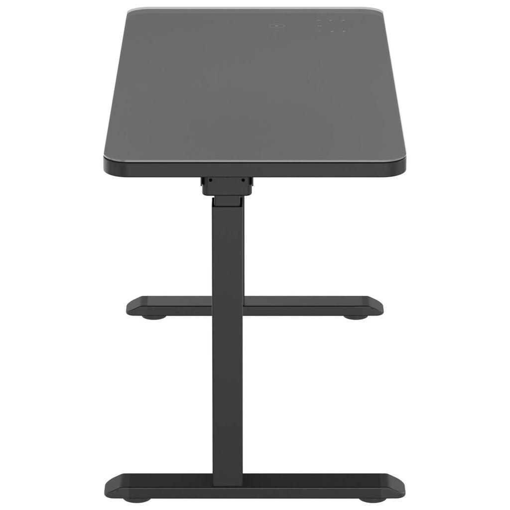 Black Glass Standing Desk A661