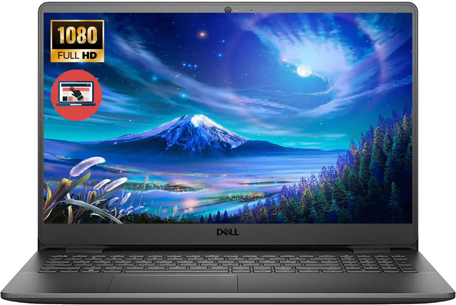Black 15.6" FHD Touchscreen Laptop, Intel Core i7-1165G7, 16GB RAM, 1TB SSD + 1TB HDD, Windows 11 Pro A671