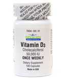 Vitamin D3 50,000 IU 100 ea (Pack of 4) U6433