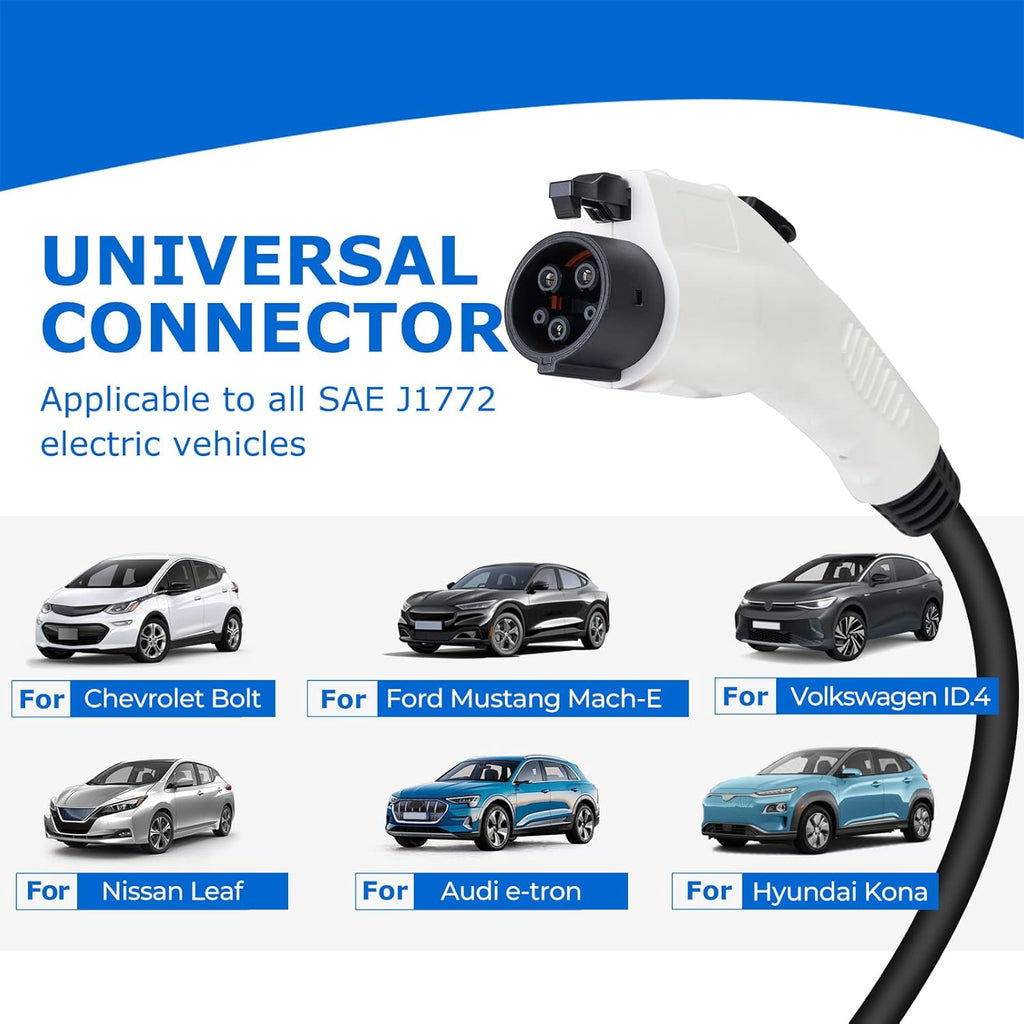 Portable EV Charger with 25 Feet Charging Cable B527