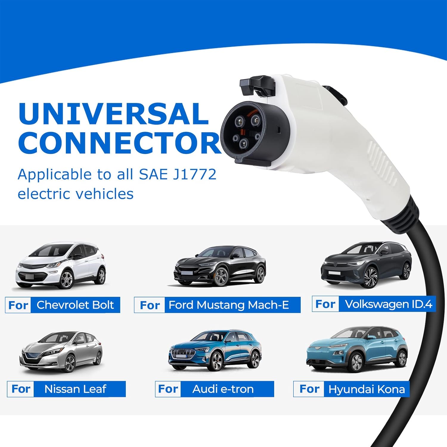 Portable EV Charger with 25 Feet Charging Cable B527
