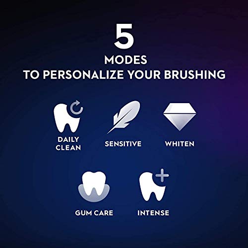 Black Onyx Electric Toothbrush with 4 Brush Heads P231244