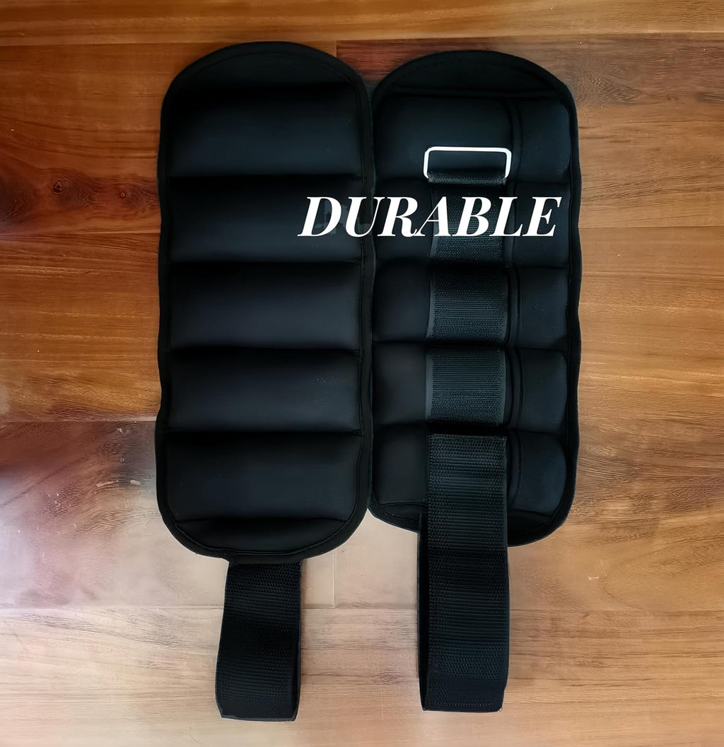 Adjustable Ankle Wrist Weights Set 10-pound Pair with Removable 1-5lbs Each F3696