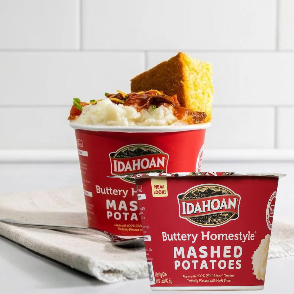 Gluten Free Buttery Homestyle Mashed Potato Microwavable Cups 1.5 oz Pack of 4 B8055
