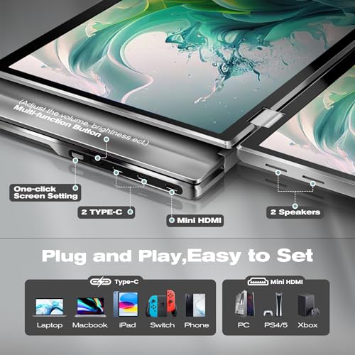 Portable Monitor 12" Full HD IPS Display W2248