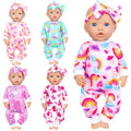 10 pcs Baby Doll Clothes and Accessories Set for 14-16 Inch Dolls Y391