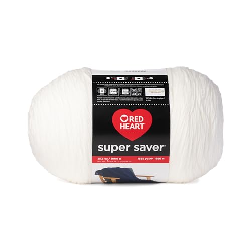 Red Heart Cherry Super Saver Jumbo Yarn, 1 Pack, 2232 Foot S11736