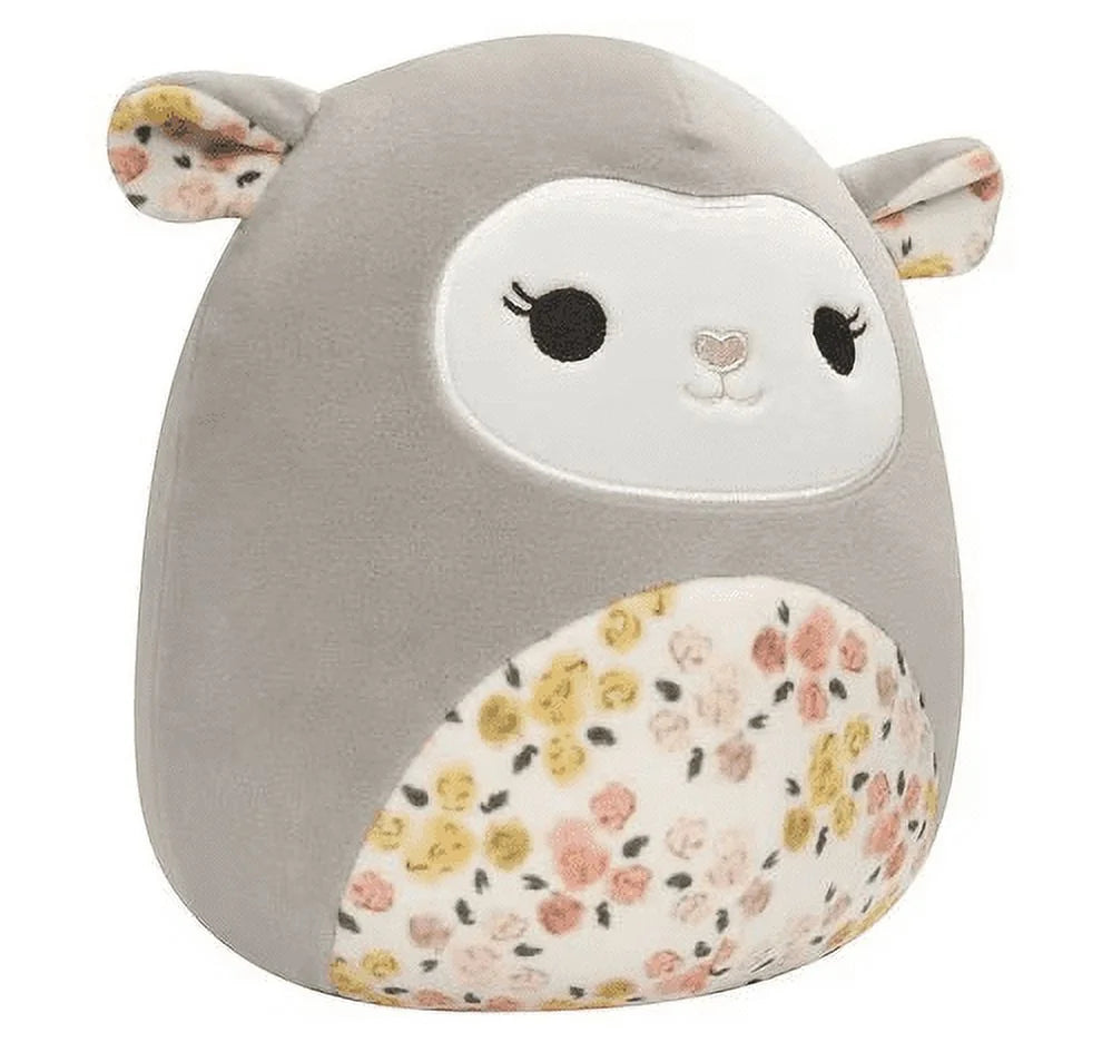 12" Grey Lamb with Floral Belly T791