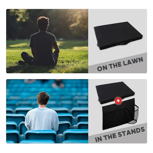 2 Pack Extra Thick Stadium Seat Cushion O64851