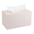 Black Leather Tissue Box Cover S1513