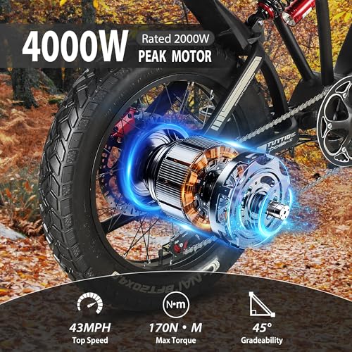 60V 20" Fat Tire Electric Motorcycle Z68820