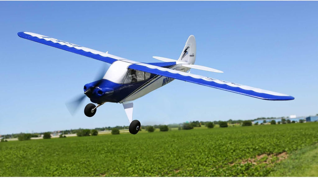 Blue RC Airplane with 6-CH 2.4GHz Transmitter B615