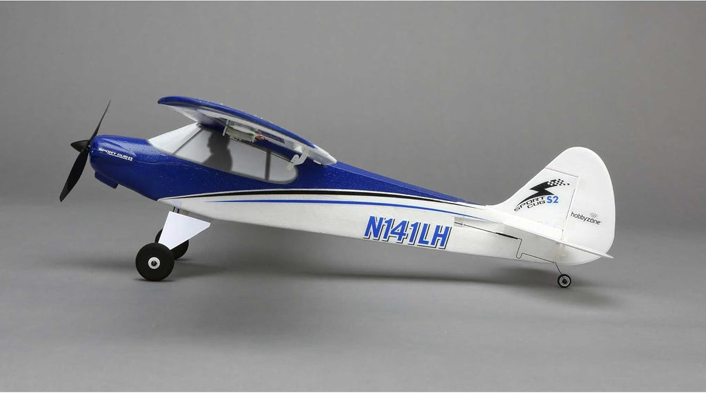Blue RC Airplane with 6-CH 2.4GHz Transmitter B615