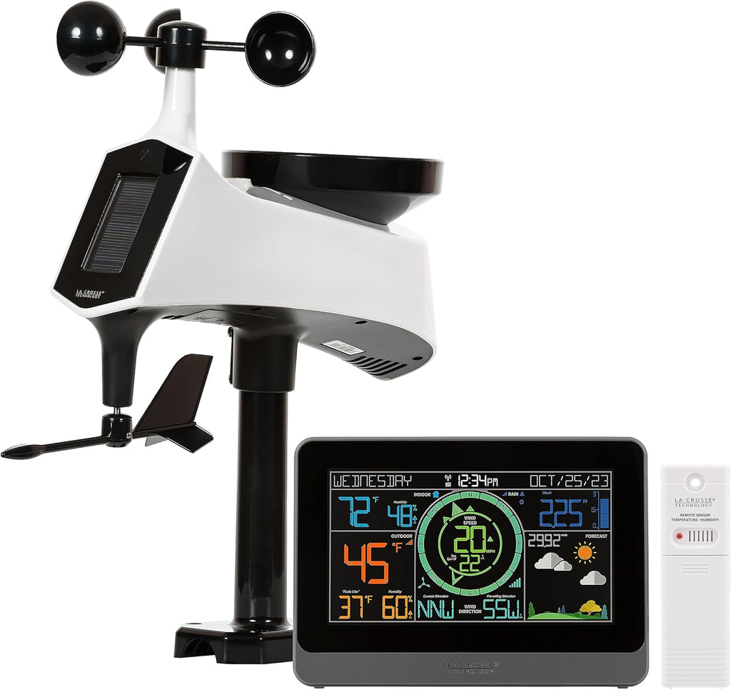 Wireless Color Weather Station with Cyclone Sensor B339