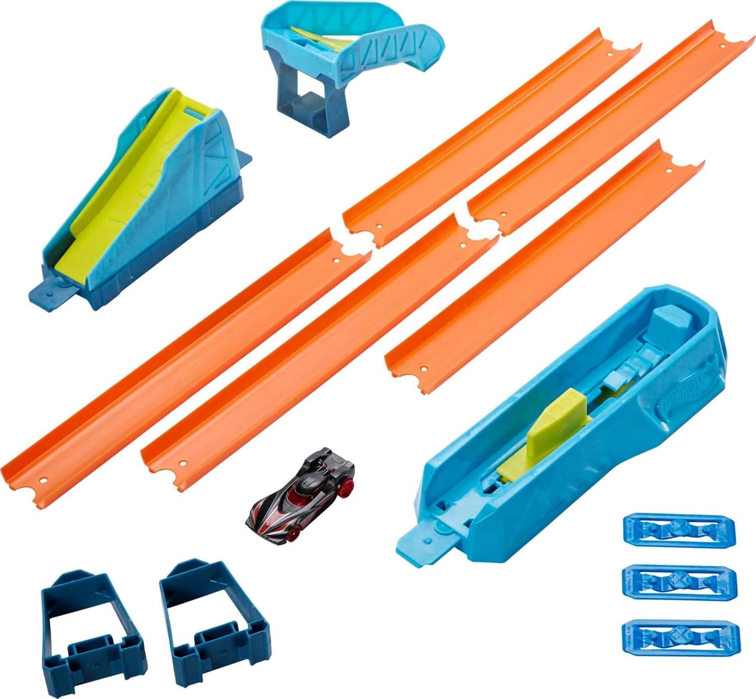 13 Component Parts 1:64 Scale Toy Car Track Set E51704