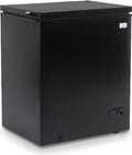 3.5 Cu Ft Chest Freezer with Removable Storage Basket, Black B418