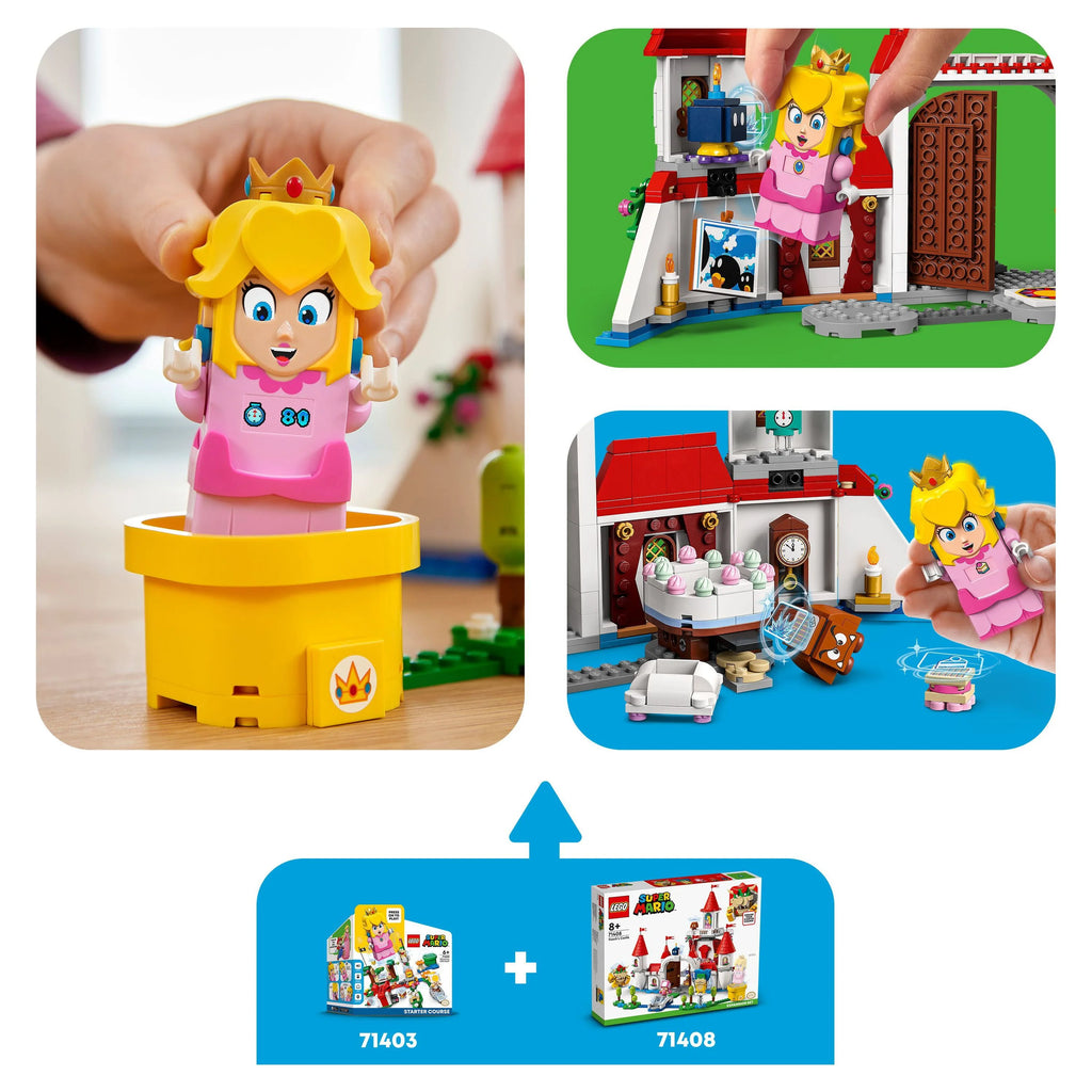 LEGO Super Mario Peach’s Castle Expansion Set 71408, Buildable Game Toy G50855
